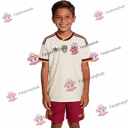 La Roja Kid's Away Soccer Kit - Winner Jersey+Shorts 2026