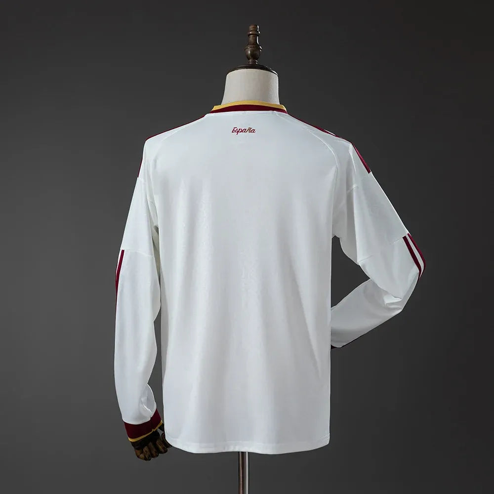 Maillot de football extérieur Espagne Coupe du Monde 2026 Manches Longues