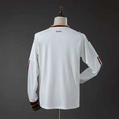 Maillot de football extérieur Espagne Coupe du Monde 2026 Manches Longues