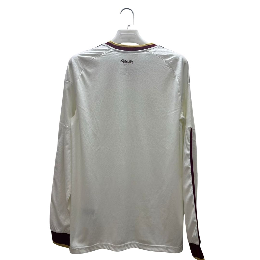 Maillot de football extérieur Espagne Coupe du Monde 2026 Manches Longues