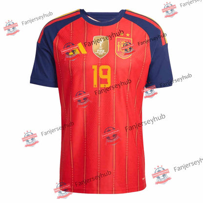 LAMINE YAMAL #19 La Roja Home Winner Jersey 2026 World Cup