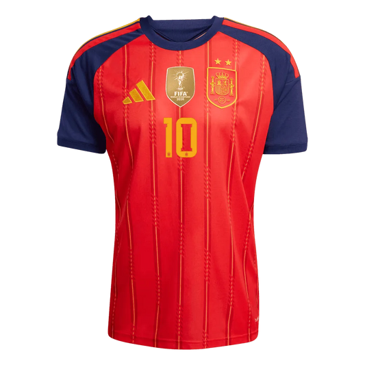 OLMO #10 Spain Home Player Version Winner Jersey 2026 World Cup