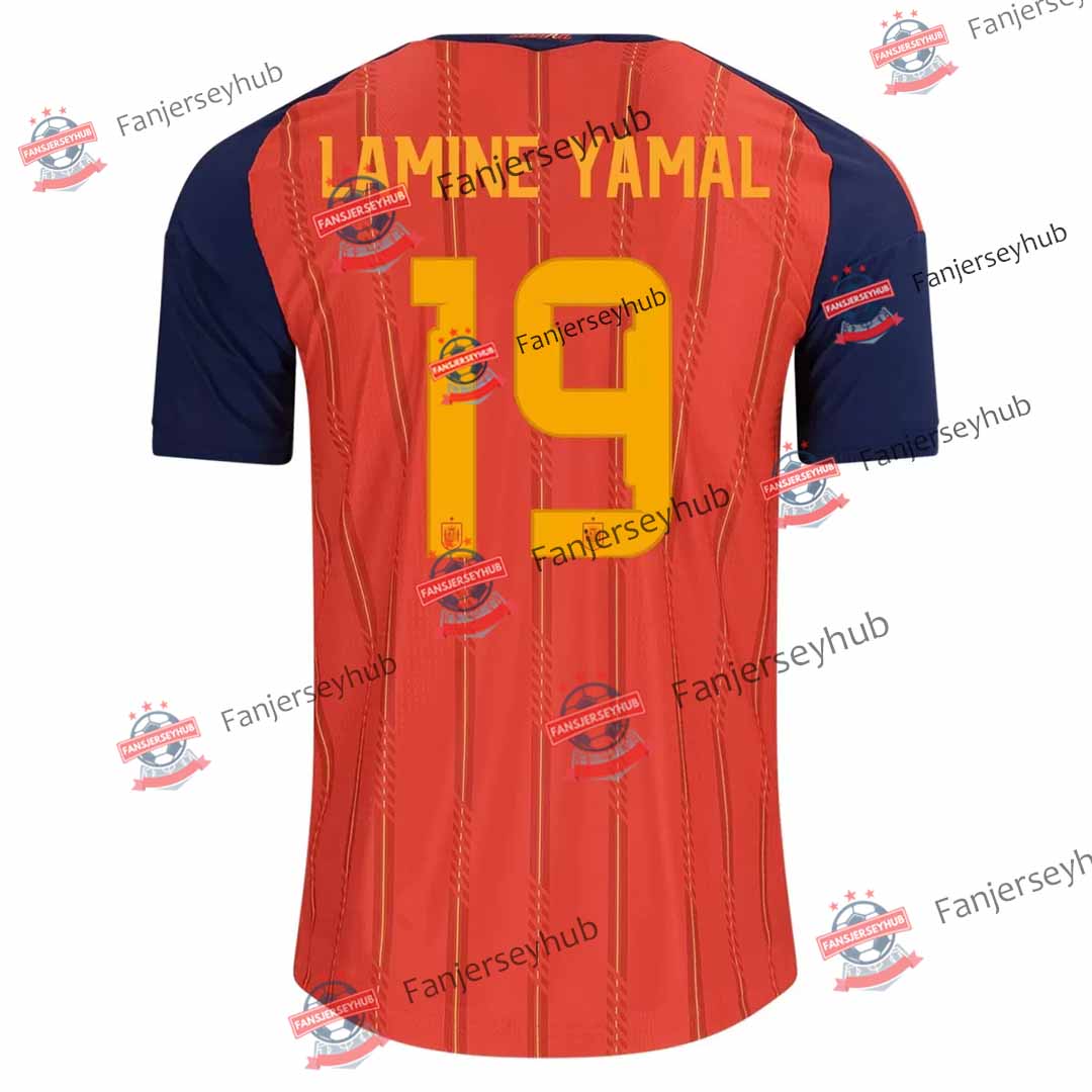 LAMINE YAMAL #19 La Roja Home Soccer Jersey 2026 World Cup