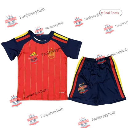 La Roja Kid's Home Soccer Kit - Jersey+Shorts 2026