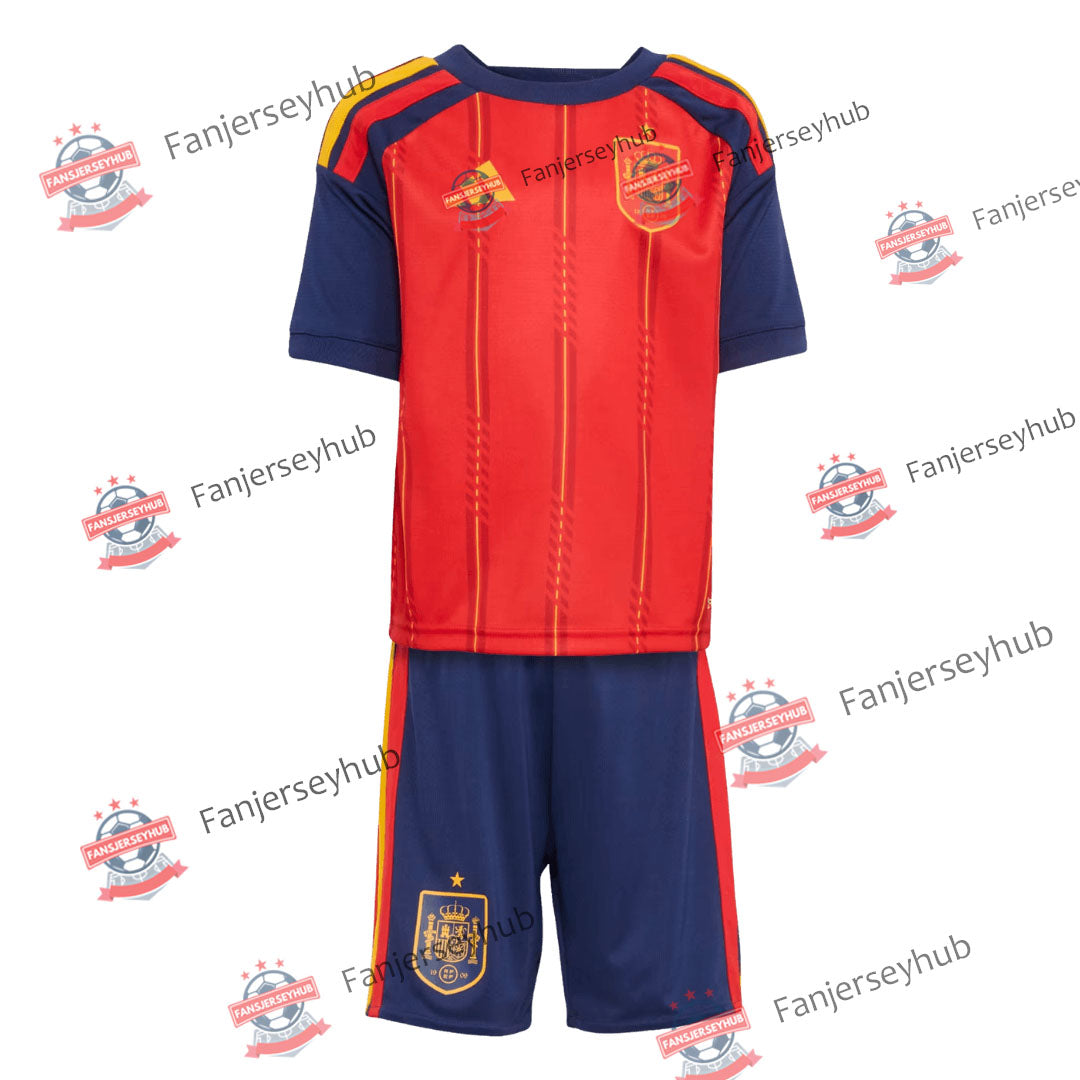 La Roja Kid's Home Soccer Kit - Jersey+Shorts 2026