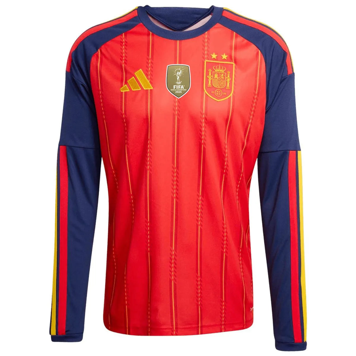 Camiseta de fútbol de manga larga de la selección española de fútbol de la Copa Mundial 2026