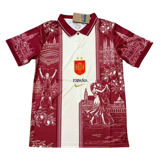 España Camiseta Prepartido Fútbol Camiseta Mundial 2026