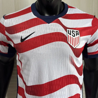 USMNT USA Outlaws Versión Jugador Camiseta Local Fútbol Mundial 2026 Rayas