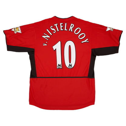 v.Nistelrooy #10 Retro Manchester United 2002/04 Camiseta de Fútbol Local
